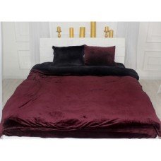 Постільна білизна MirSon Велюр Winter Frost 28-0007 + 28-0002 Poinsettia Velvet 2х160х220 (2200004007465)