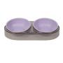 Посуд для котів Me&Pet Миска подвійна фіолетова (NMP28-3)