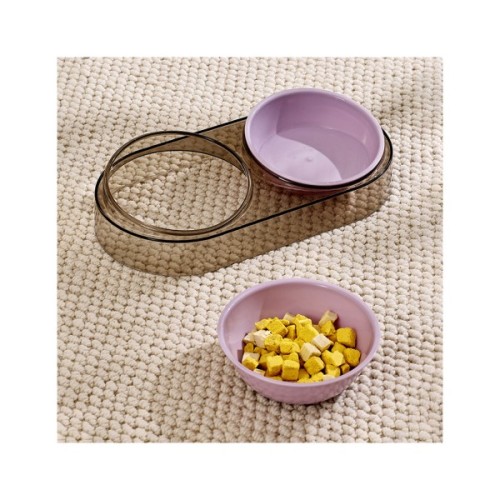 Посуд для котів Me&Pet Миска подвійна фіолетова (NMP28-3)