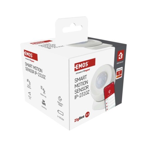 Датчик руху EMOS ZigBee GoSmart PIR, IP20 (H5024)