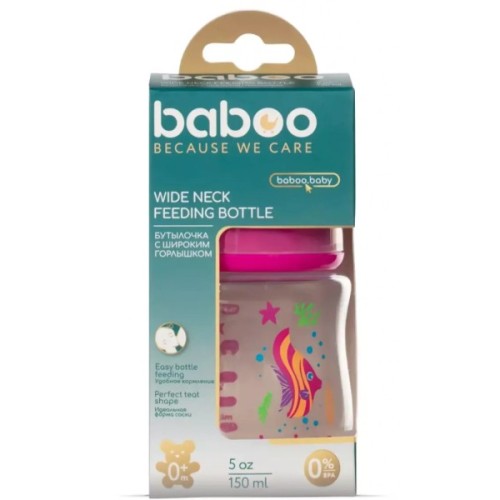 Пляшечка для годування Baboo Морська рибка 150 мл (3-113)