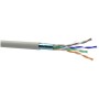 Кабель мережевий OK-Net FTP 100м cat.5e (F/UTP-cat.5E-SL) (КПВЭ-ВП (100) 4*2*0,48 / 100)