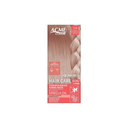 Відтінковий бальзам Acme Color Hair Care Ton Oil Mask 124 - Рожево-попелястий (4823115501868)