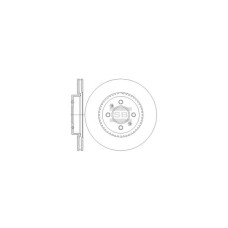 Гальмівний диск HI-Q SD2043