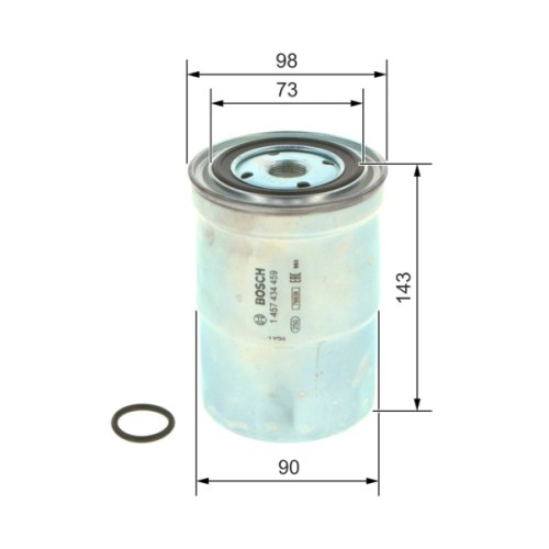 Фільтр паливний Bosch 1457434459