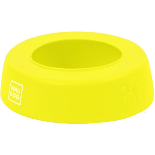 Посуд для собак WAUDOG Silicone Миска-непроливайка 750 мл жовта (50788)
