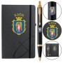 Ручка кулькова Parker IM 17 CITY Black GT BP Герб Києва + блокнот Parker + подар.упак. GIFT24 (22032b24_C0010u)