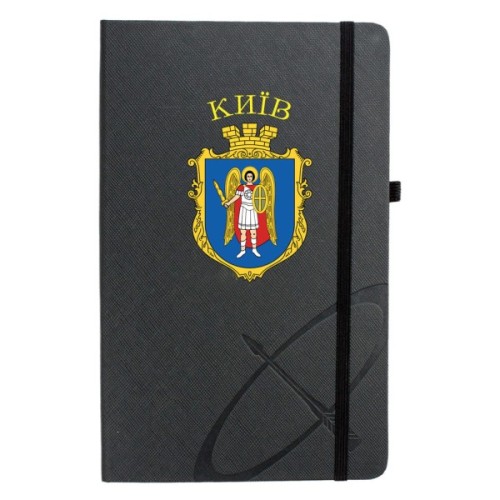 Ручка кулькова Parker IM 17 CITY Black GT BP Герб Києва + блокнот Parker + подар.упак. GIFT24 (22032b24_C0010u)