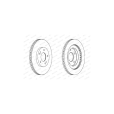 Гальмівний диск FERODO DDF1399