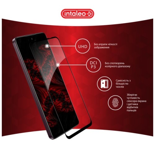 Скло захисне Intaleo Full Glue Oppo A3x Black (1283126598784)