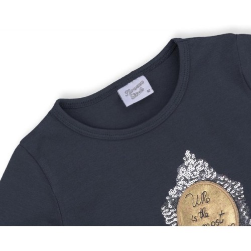 Плаття дитяче Breeze з мереживною спідницею "Chocolate" (9637-92G-blue)