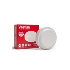 Світильник Vestum ЖКХ LED 12W круг 4500K 220V (1-VS-7102)