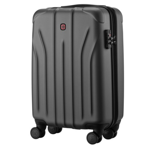 Валіза Wenger Oryson, мала, пластик, 4 колеса, сіра (653208)