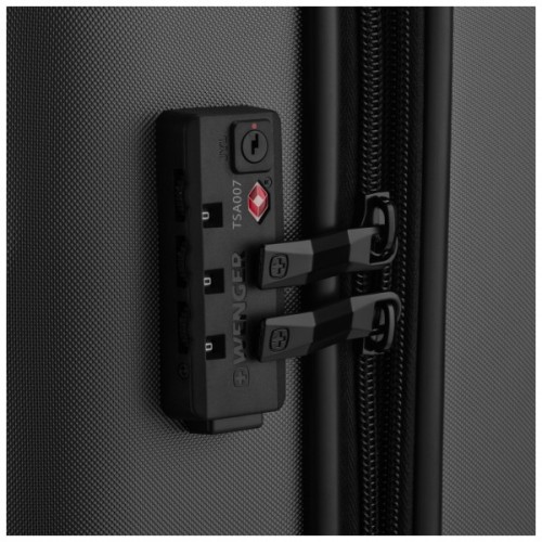 Валіза Wenger Oryson, мала, пластик, 4 колеса, сіра (653208)