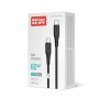 Дата кабель USB-C to USB-C 2.0m 3A 60W textured PVC black ColorWay (CW-CBPDCC095-BK)