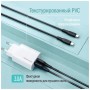 Дата кабель USB-C to USB-C 2.0m 3A 60W textured PVC black ColorWay (CW-CBPDCC095-BK)