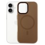 Чохол до мобільного телефона BeCover FIBRA ArcLine MagSafe Apple iPhone 17 Brown (715373)