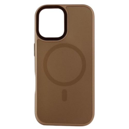 Чохол до мобільного телефона BeCover FIBRA ArcLine MagSafe Apple iPhone 17 Brown (715373)