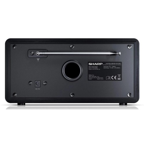 Портативний радіоприймач Sharp DR-450 Black (DR-450BK)