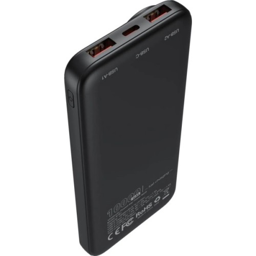 Батарея універсальна Choetech 10000mAh, 22.5W, PD, QC/3.0, Black (M15-B791-ACBK-NG)