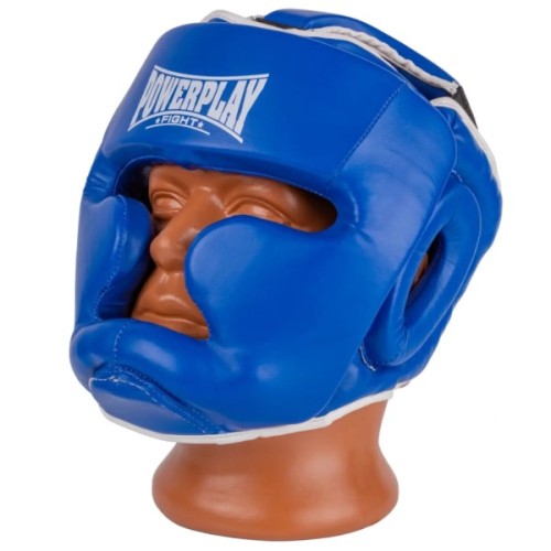 Боксерський шолом PowerPlay 3100 PU Синій XS (PP_3100_XS_Blue)