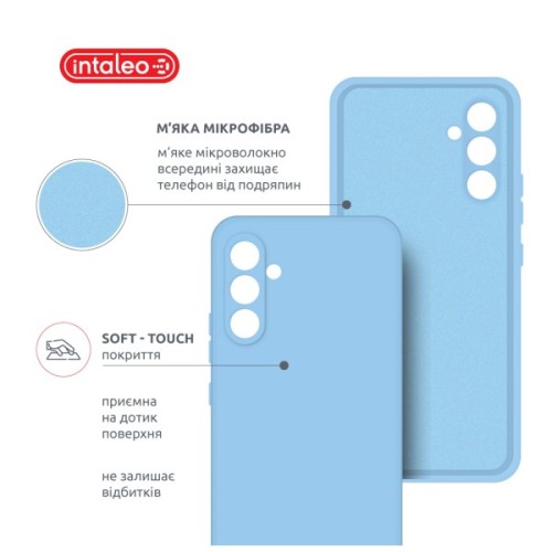 Чохол до мобільного телефона Intaleo SoftShell Samsung Galaxy A35 Light Blue (1283126618741)
