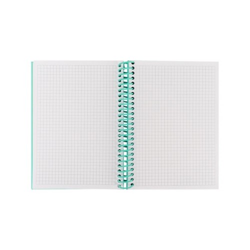 Блокнот Axent на спіралі А5 120 аркушів, клітинка, тверда обкладинка, Journey (8464-3-A)