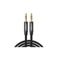 Кабель мультимедійний 3.5mm M to 3.5mm M 1.0m AV112 black Ugreen (50361)