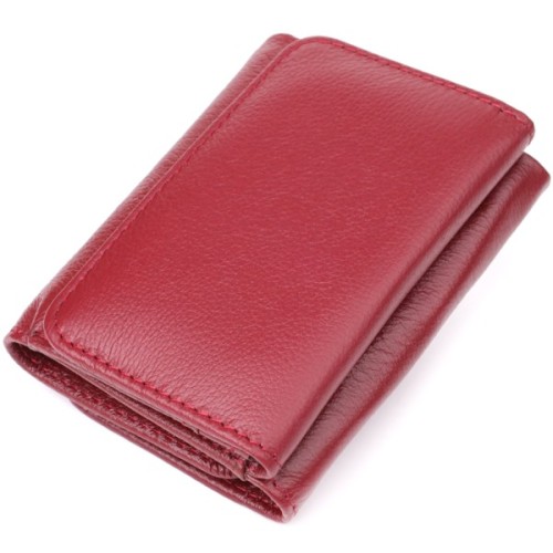 Гаманець ST Leather З натуральної шкіри Бордовий (23073)