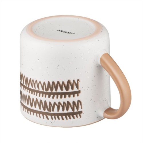 Чашка Ardesto Ettore, 380мл, кераміка, білий (AR3029A)