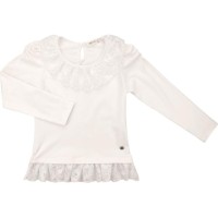 Кофта дитяча Breeze з мереживом (11179-122G-beige)