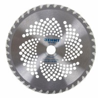 Ніж для тримера Зеніт "ПРОФІ" до садового тримера 255х25.4 мм 40 ТВС зубців (40236051)