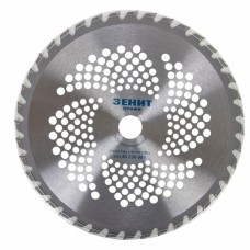 Ніж для тримера Зеніт "ПРОФІ" до садового тримера 255х25.4 мм 40 ТВС зубців (40236051)