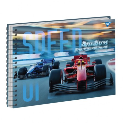 Альбом для малювання Yes А4 40 Спіраль Racing (130575)