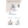 Підставка до планшета та телефона Knight Foldable Desk Mobile Phone Holder Stand (Plastic) Black Essager (EZJZM-QSSJ01)