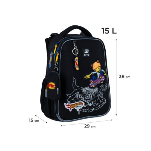 Портфель Kite Education 531 Hot Wheels Skate (HW25-531M)