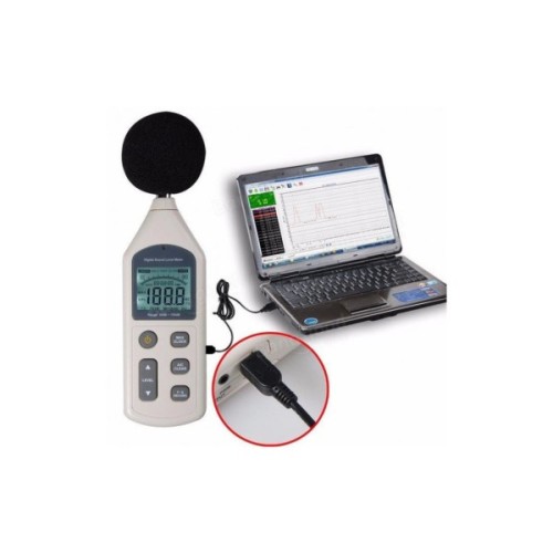 Вимірювач рівня шуму Benetech USB 30-130 дБ (GM1356)