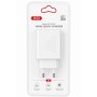 Зарядний пристрій XO QC16U 1xUSB-C PD30W + 1xUSB QC3.0 GaN white (XO-QC16U)