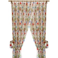 Штора Прованс комплект Red apples 140х170 см 2 шт (034909)
