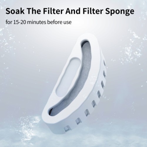 Універсальний посуд для тварин Uahpet Поїлка Glow Wireless Pet Fountain (UYSJ05QD)