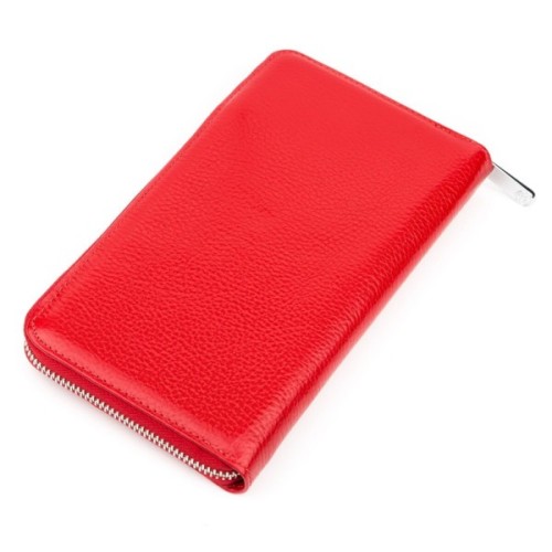 Гаманець Karya Шкіряний Червоний (17073)