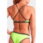 Купальник Arena Icons Bikini Cross Back Solid 005037-660 Салатовий 36 (3468337529231)