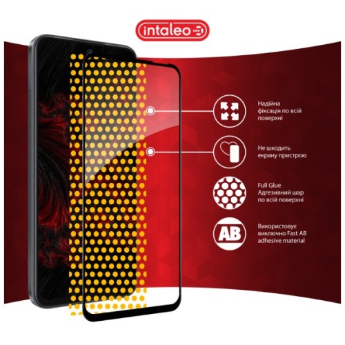 Скло захисне Intaleo Full Glue Tecno Spark Go 1 Black (1283126607783)