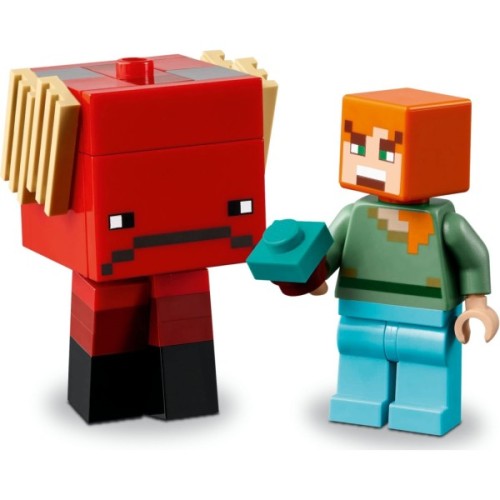 Конструктор LEGO Minecraft Битва з лавою у Незері (21266)