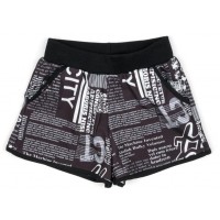 Шорти дитячі Monili з написами (9107-164G-black)