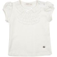 Футболка дитяча Breeze з мереживом (6640-74G-cream)