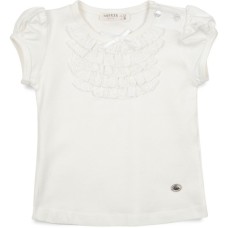 Футболка дитяча Breeze з мереживом (6640-74G-cream)