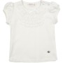 Футболка дитяча Breeze з мереживом (6640-74G-cream)