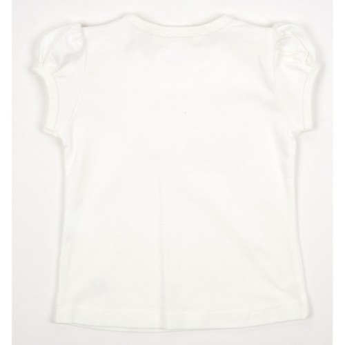 Футболка дитяча Breeze з мереживом (6640-74G-cream)