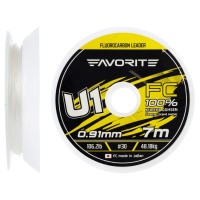 Флюорокарбон Favorite U1 FC 7m 30/0.91mm 106.2lb/48.18kg (1693.11.97)